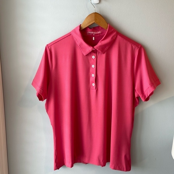 Nike Golf Pink Polo - Picture 1 of 6